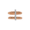 FOPE Prima doppelter Mesh-Ring mit Diamantpavé - Bild 2