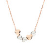 DoDo Halskette Herz aus Roségold und Silber - Bild 2