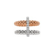 FOPE Prima doppelter Mesh-Ring mit Diamantpavé - Bild 2