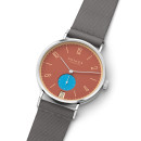 NOMOS Glashütte Tangente 38 Datum Ziegelblau  - Bild 3