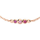 DoDo Armband Bollicine Roségold bunte Steine - Bild 2