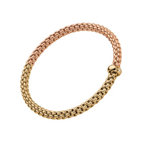         Gelbgold &amp; Roségold, Armschmuck, FOPE Solo Flex'it Armband 01M06B2_BB_3_XGX_0XS