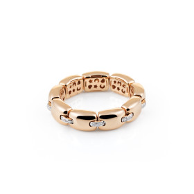         Roségold, Ringe, Al Coro La Piazza Ring NR3027RW