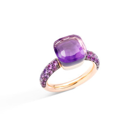 Roségold, Ringe, Pomellato Nudo Classic Ring, Ref: PAB9040O6BKROI0GL_55