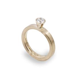 Rotgold, Ringe, Schmuckwerk Solitairering Alpenring GT424-RG