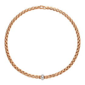 Roségold, Halsschmuck, FOPE Eka Flex'it Collier, Ref: 70705CX_XX_R_XBX_043