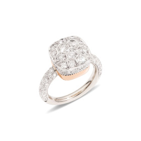 Weißgold, Ringe, Pomellato Nudo Ring, Ref: PAB7041O6000DB000_55