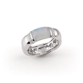 Weißgold, Ringe, Al Coro La Piazza Ring NR480CHW