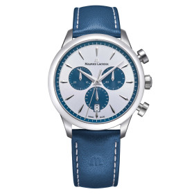         Damen- und Herrenuhr, Maurice Lacroix 1975 Quartz Chronograph 40mm 751038-SS001-131-4