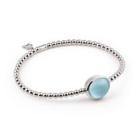 Weißgold, Armschmuck, Al Coro Stretchy Armband A981TW