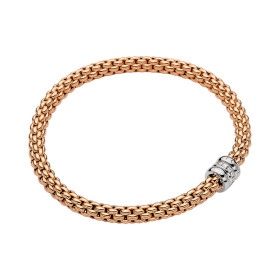         Roségold, Armschmuck, FOPE Solo Flex'it Armband 62106BX_BB_R_BBB_0XS