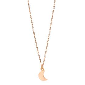 Weißgold, Halsschmuck, DoDo Halskette Mini-Mond DCB9003-MOONX-0009R