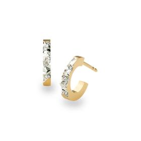 Gelbgold, Ohrringe, Schmuckwerk Steckcreolen GO205-GG