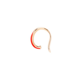 Silber rot/rosé-vergoldet, Ohrringe, DoDo Earcuff Rondelle DHC3007-RONDE-RORAG
