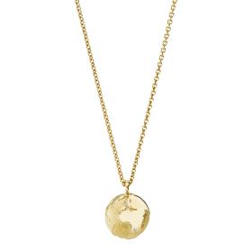 Gelbgold, Halsschmuck, Schmuckwerk Halskette Meine Welt OH484-GG