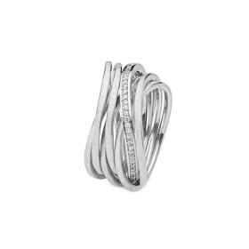 Weißgold, Ringe, Schmuckwerk Saturn Ring SR575-WE-WG