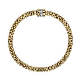 Weißgold, Armschmuck, FOPE Solo Flex'it Armband 62106BX_BB_G_GBG_0XS
