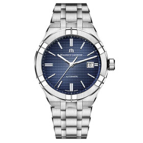 Damen- und Herrenuhr, Maurice Lacroix Aikon Automatic Date 42mm, Ref: AI6008-SS00F-430-C