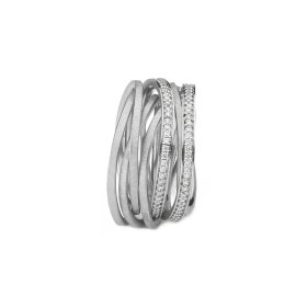 Platin, Ringe, Schmuckwerk Saturn Ring SR576-WE-PT
