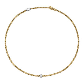 Gelbgold, Halsschmuck, FOPE Eka Halskette, Ref: 73101CX_BB_G_XBX_043