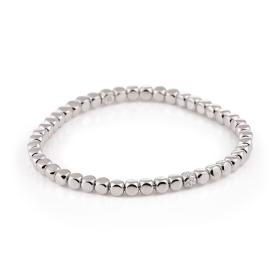 Weißgold, Armschmuck, Al Coro Stretchy Armband A388W