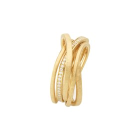 Gelbgold, Ringe, Schmuckwerk Saturn Ring SR855-WE-GG