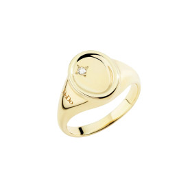 Gelbgold, Ringe, DoDo Ring Sigel Essentials, Ref: DAC5000-SIGNE-DB09G-47