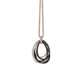 Roségold, Halsschmuck, Al Coro Neraviglia Anhänger P2537R