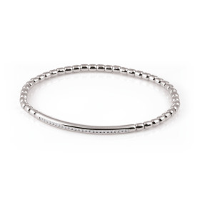 Weißgold, Armschmuck, Al Coro Stretchy Men Armband, Ref: A361W20