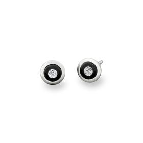 Platin, Ohrringe, Schmuckwerk Ohrstecker Glasklar DO367-PT-GS
