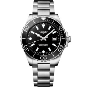Damen- und Herrenuhr, Longines HYDROCONQUEST, Ref: L3.769.4.56.6