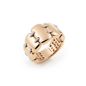         Roségold, Ringe, Al Coro La Piazza Stretchy Ring NRF2905RW