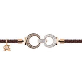 Roségold, Armschmuck, Al Coro Mezzaluna Attrae Armband, Ref: BAL3CR18_ BA15BR_BA18R_BA12WMOR+ACR