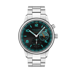 Damen- und Herrenuhr, NOMOS Glashütte Club Sport Neomatik Weltzeit Trace 790.S7