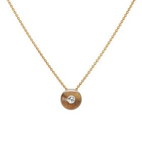 Rotgold, Halsschmuck, Schmuckwerk Glasklar Halskette DH887-RG-RG