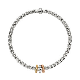 Weißgold, Armschmuck, FOPE Eka Flex'it Armband, Ref: 73901BX_XX_B_RBG_00M