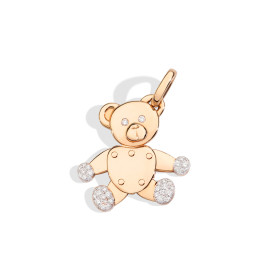 Roségold, Halsschmuck, Pomellato Orsetto Anhänger  PMB9022O7000DB000
