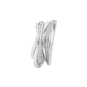 Platin, Ringe, Schmuckwerk Saturn Ring SR866-WE-PT
