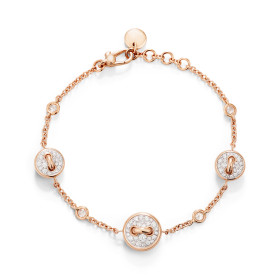 Roségold, Armschmuck, Pomellato Pom Pom Dot wendbares Armband, Ref: PBC6031O7WHRDB000