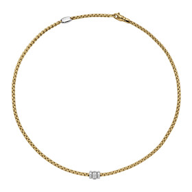 Gelbgold, Halsschmuck, FOPE Eka Halskette, Ref: 73101C3_PB_G_BBB_043