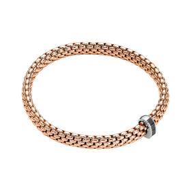 Roségold, Armschmuck, FOPE Flex'it Vendôme Armband mit Diamanten 58402BX_BN_R_XBX_0XS