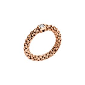 Roségold, Ringe, FOPE Souls Flex'it Ring mit weissem Diamanten 09E08AX_BB_R_XRX_0XS