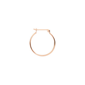         Roségold, Ohrringe, DoDo Creole Essentials DOC5020-HOOPS-0009R