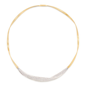 Weißgold, Halsschmuck, Marco Bicego Marrakech Halskette CG750 B1 YW