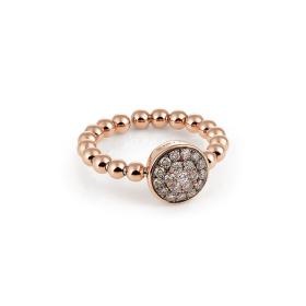 Roségold, Ringe, Al Coro Palladio Ring NR3701BWR