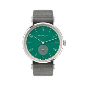 Unisex, NOMOS Glashütte Tangente 38 Datum Schlossgrün  179.S26