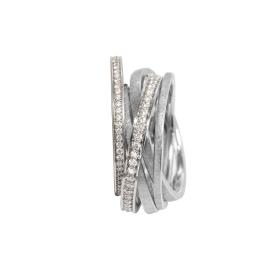 Weißgold, Ringe, Schmuckwerk Saturn Ring SR856-WG