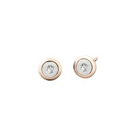 Gelbgold, Ohrringe, Schmuckwerk Ohrstecker Glasklar DO367-GG-GW