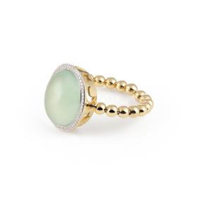 Gelbgold, Ringe, Al Coro Palladio Ring NR4034PG