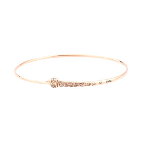 Roségold, Armschmuck, DoDo Armreif Essentials mit Stopper, Ref: DBC0006-BANGL-DBR9R-L